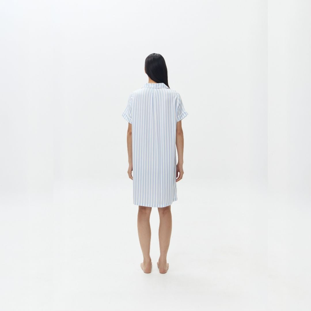 LAZY Pajamas Däster Blue Stripes | Piyama Daster