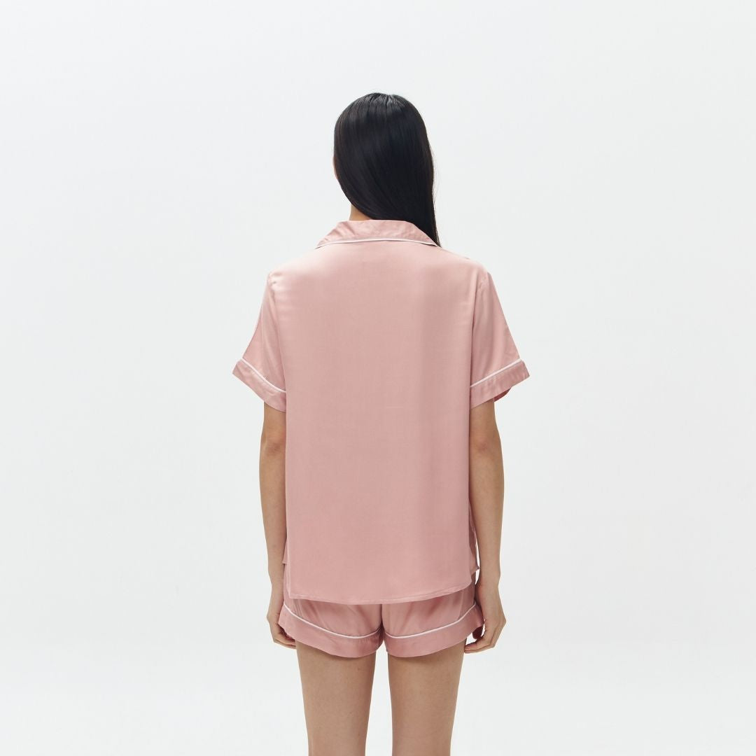 Lazy Pajamas® Classic PLAY Pajamas Set - Dusty Pink | Piyama | Baju Tidur