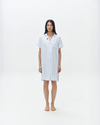 Woman Sleep Dress/Däster - Blue Stripes