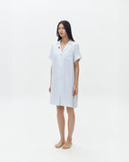 Woman Sleep Dress/Däster - Blue Stripes