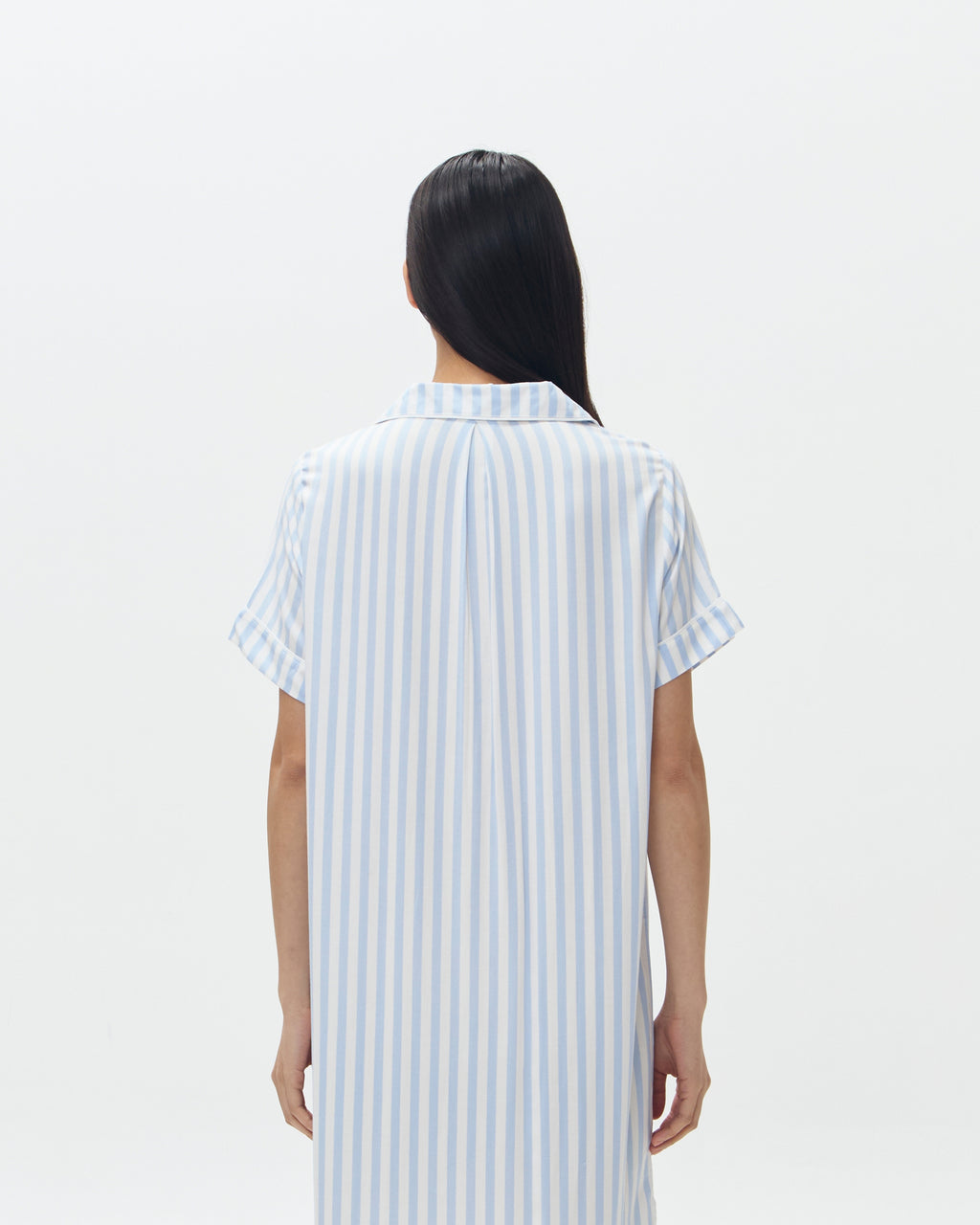 Woman Sleep Dress/Däster - Blue Stripes
