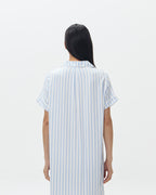 Woman Sleep Dress/Däster - Blue Stripes