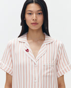 Woman Sleep Dress/Däster - Pink Stripes
