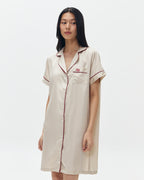 Woman Sleep Dress/Däster - Light Almond