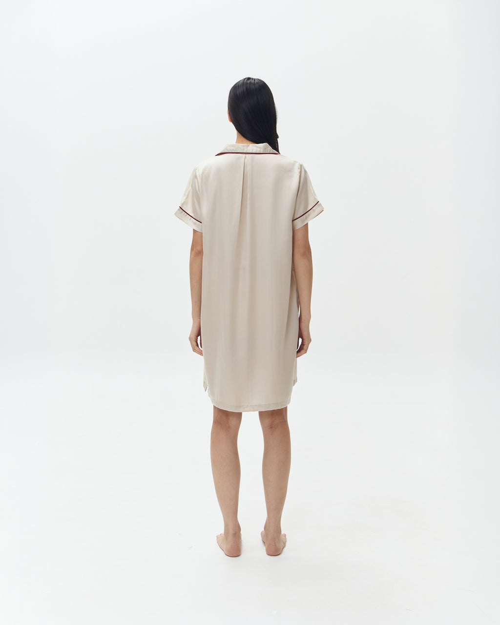 Woman Sleep Dress/Däster - Light Almond