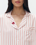 Woman Pajamas Short/Short - Pink Stripes