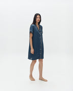 Woman Sleep Dress/Däster - Prusse Blue