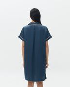 Woman Sleep Dress/Däster - Prusse Blue