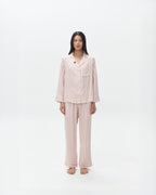Woman Pajamas Long/Long - Pink Stripes