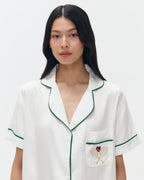Woman Pajamas Short/Short - Tennis Court