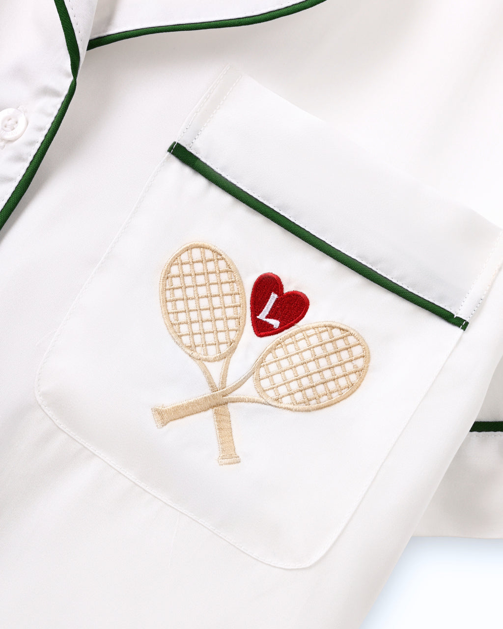 Woman Pajamas Short/Short - Tennis Court