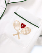 Woman Pajamas Short/Short - Tennis Court