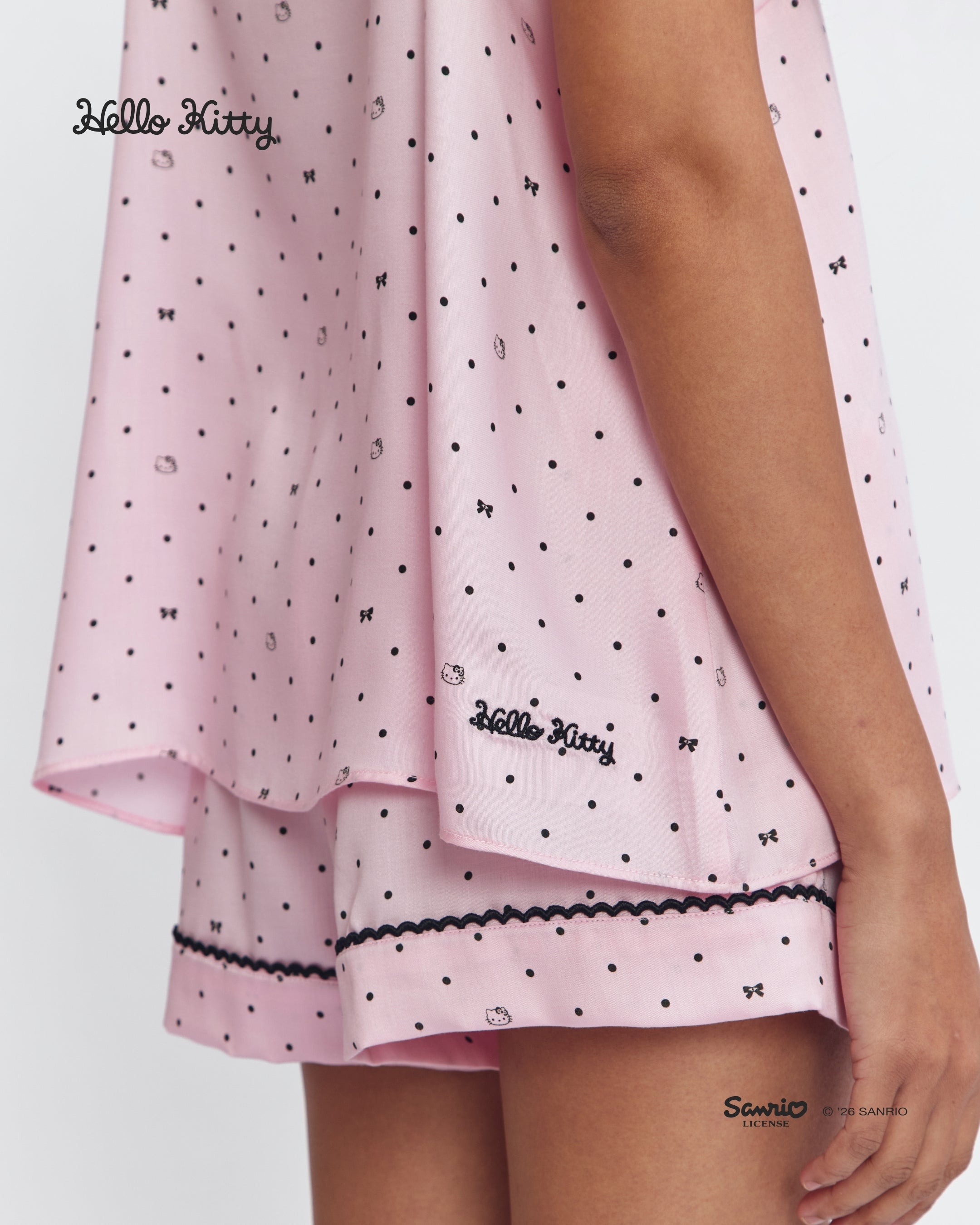 Women Pajamas Camisole/Short - Pink Pepper