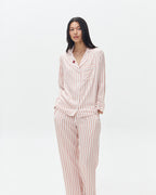 Woman Pajamas Long/Long - Pink Stripes