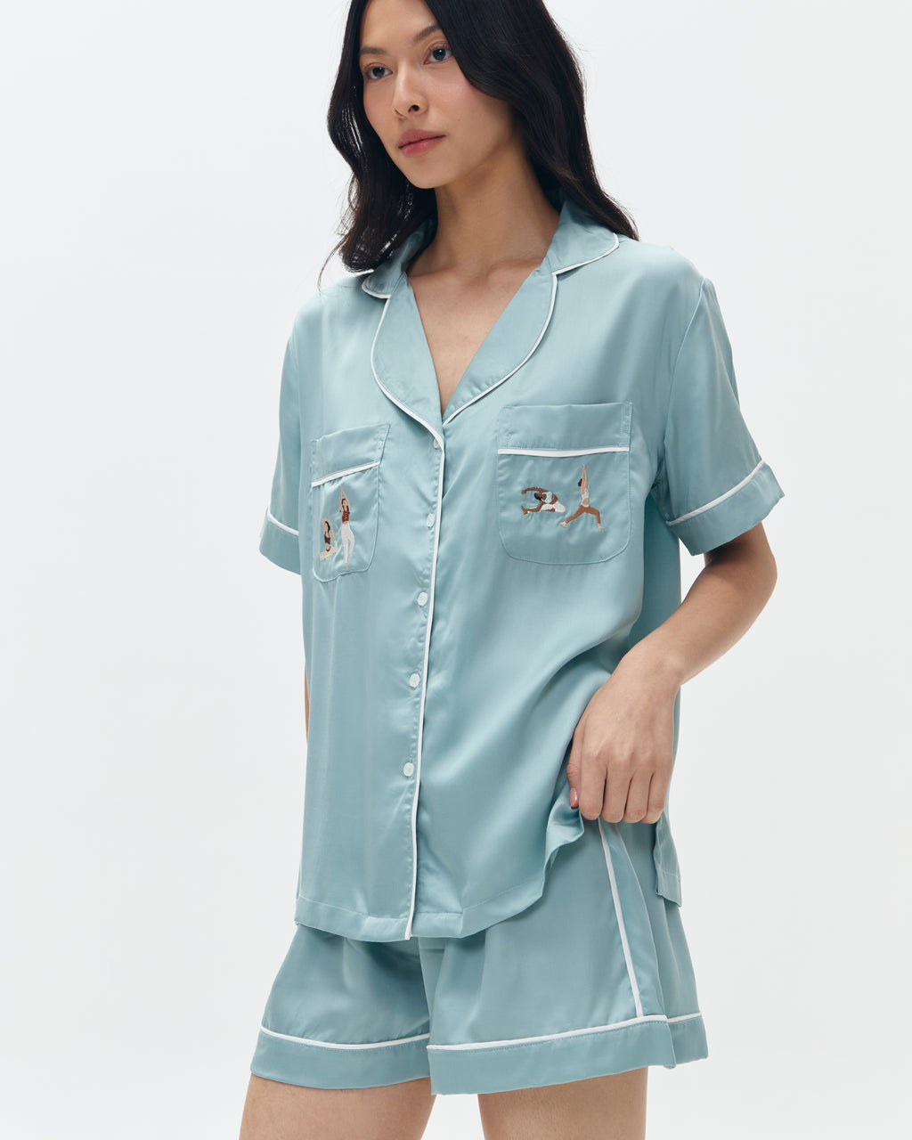 Woman Pajamas Short/Short  - Yoga