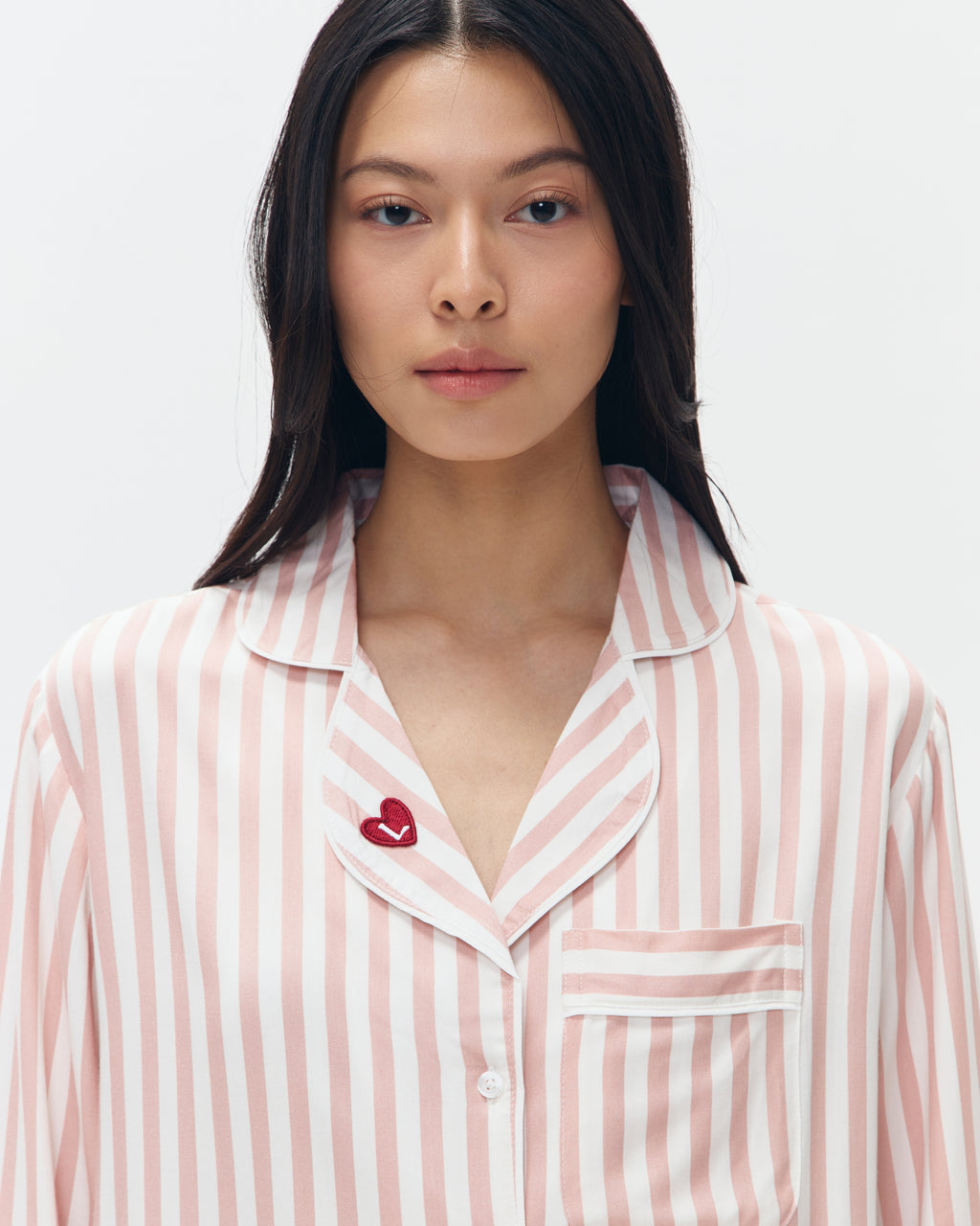 Woman Pajamas Long/Long - Pink Stripes