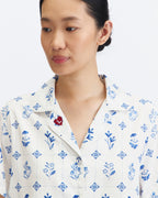 Woman Pajamas Short/Short - Willow Blue