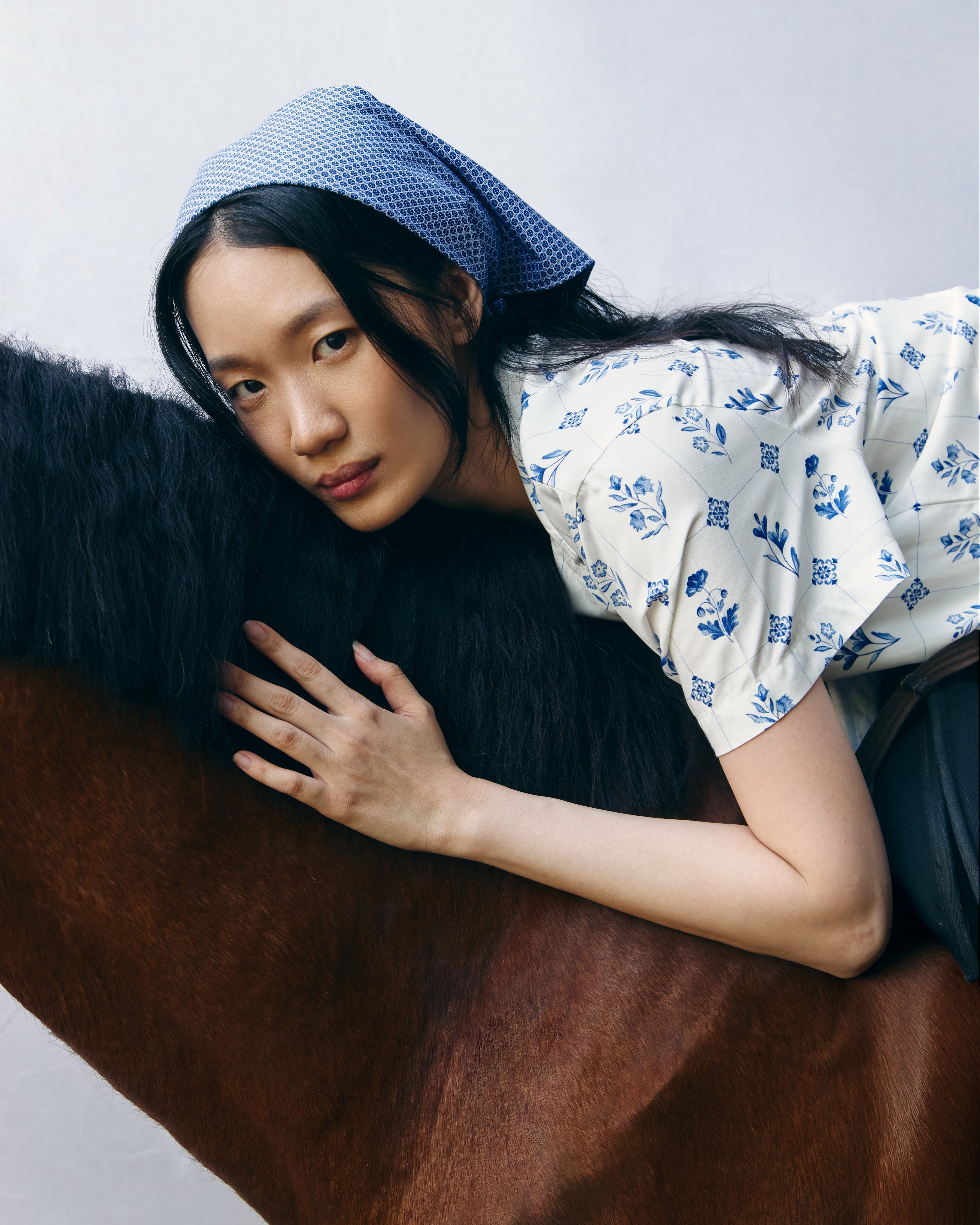 Woman Pajamas Short/Short - Willow Blue