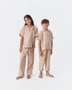 Kids Pajamas Short/Long - Brique