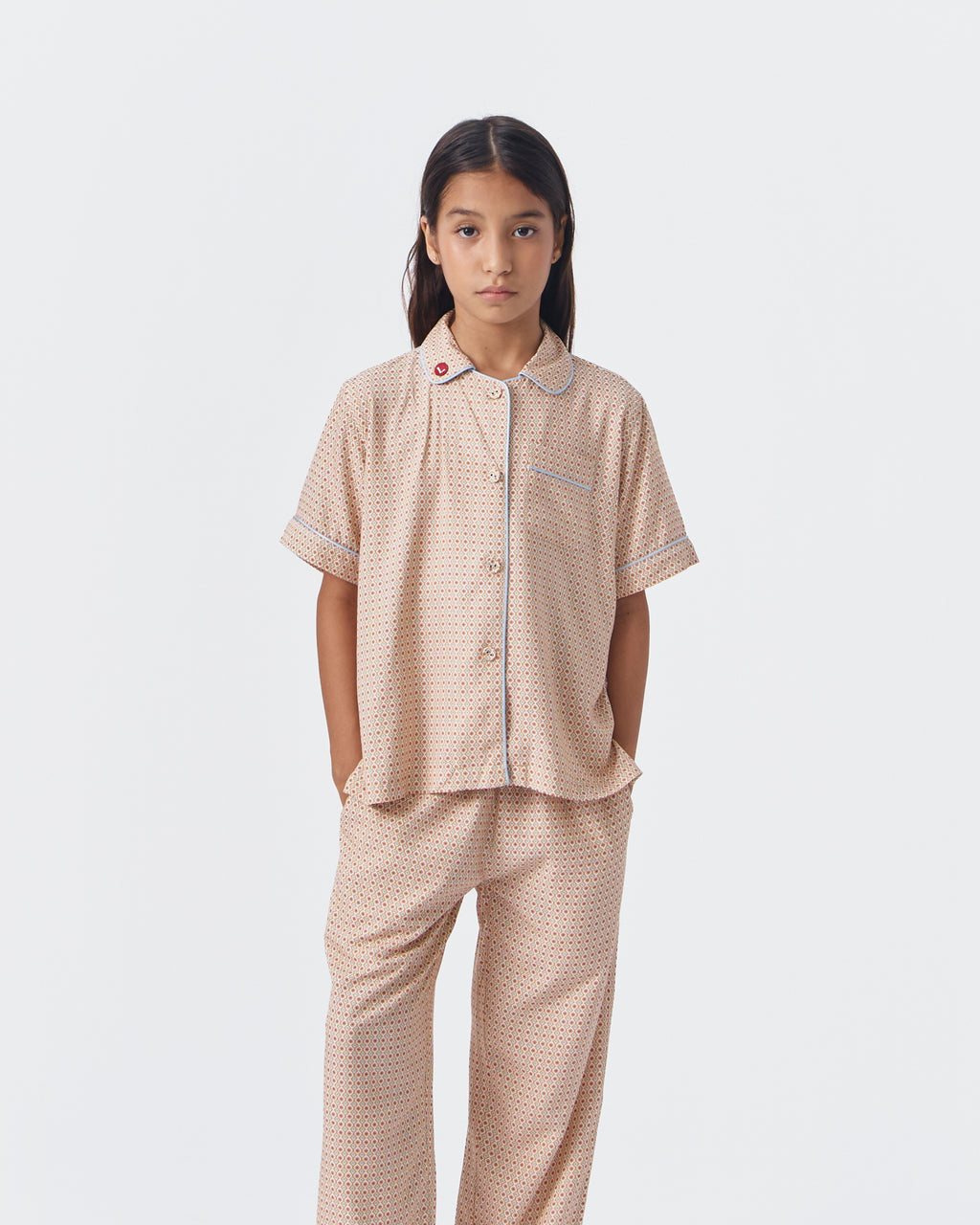 Kids Pajamas Short/Long - Brique