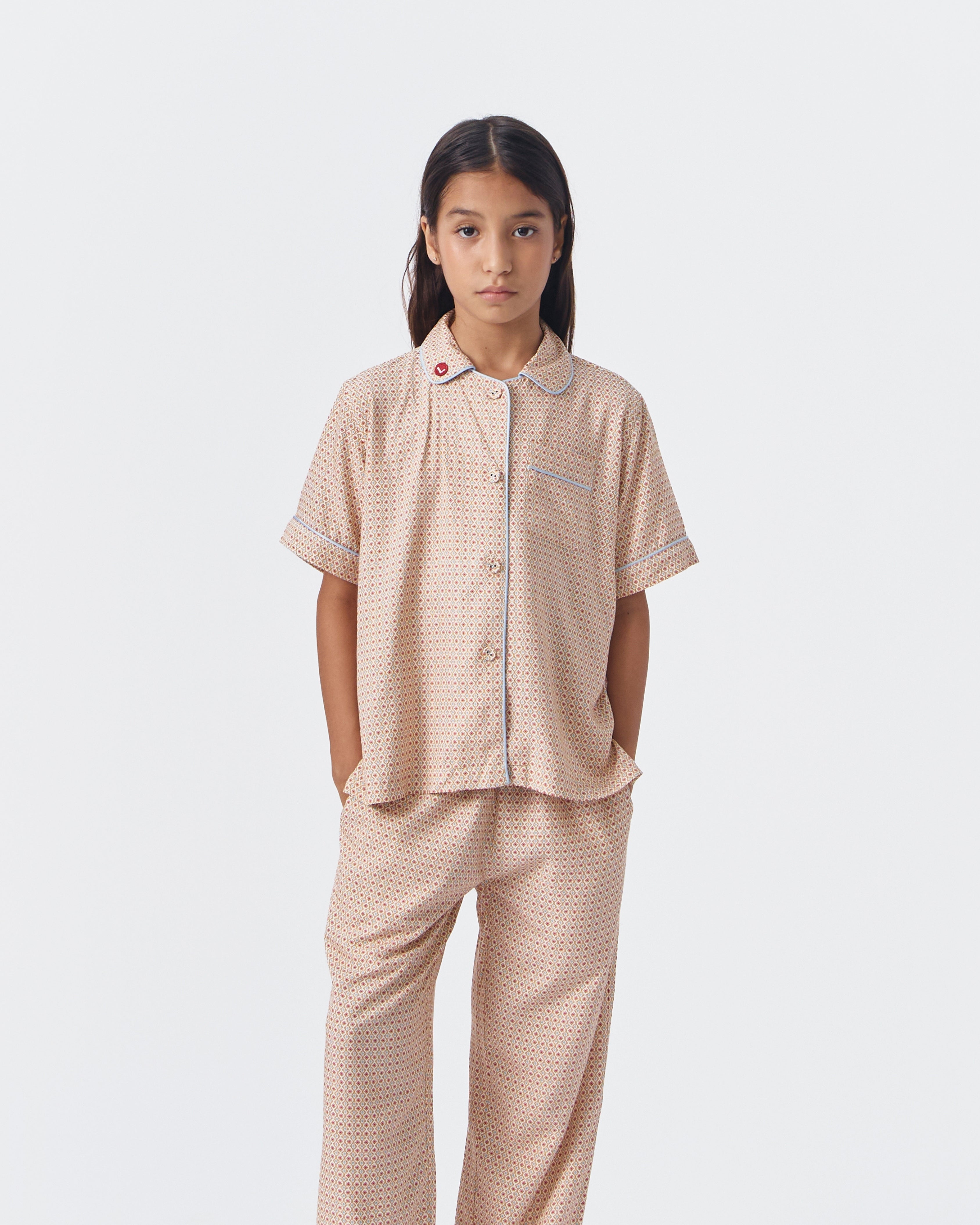 Kids Pajamas Short/Long - Brique