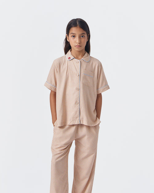 Kids Pajamas Short/Long - Brique