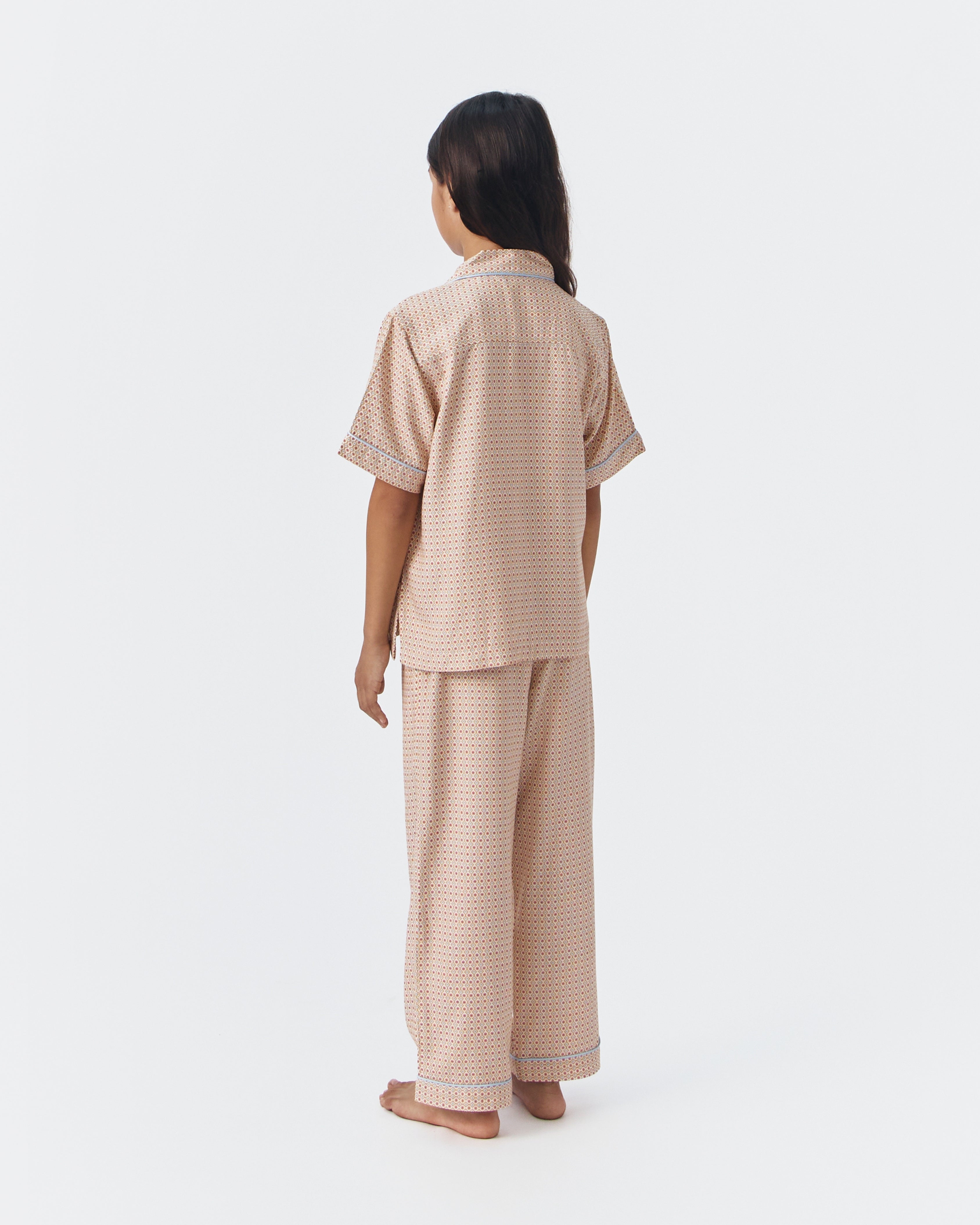 Kids Pajamas Short/Long - Brique