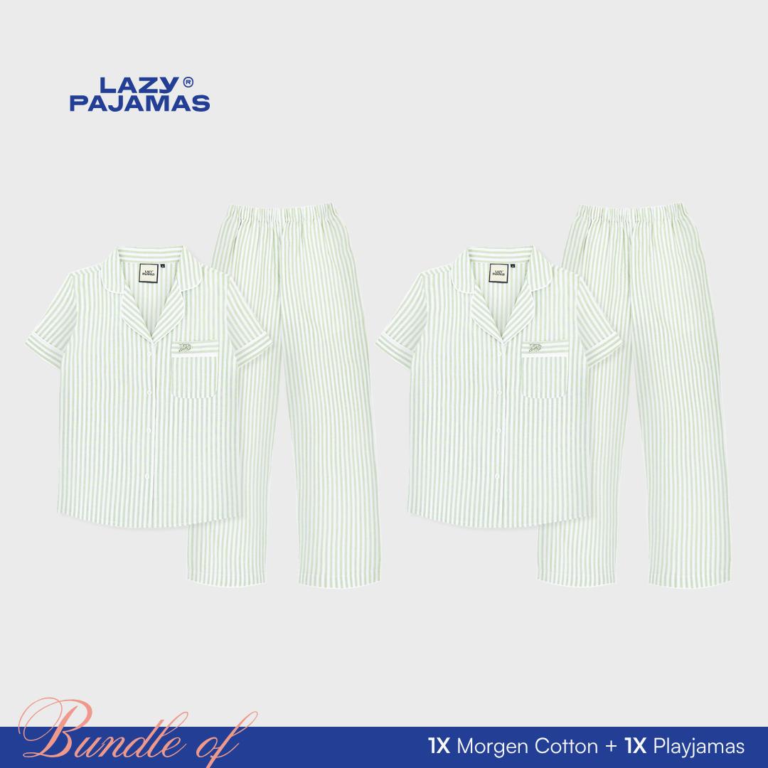 Lazy Pajamas Bundle of 2 Morgen Pajamas Set | Piyama | Baju Tidur
