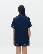 Woman Pajamas Short/Short - Navy Blue