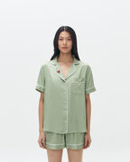 Woman Pajamas Short/Short - Sage Green