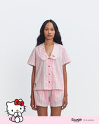 Women Pajamas Short/Short - Rhubarb Jam