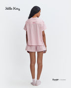 Women Pajamas Short/Short - Rhubarb Jam