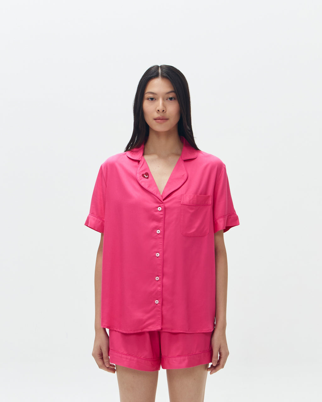 Woman Pajamas Short/Short - Valentino Pink