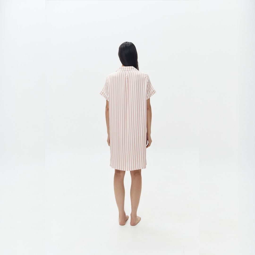 LAZY Pajamas Däster Pink Stripes | Piyama Daster