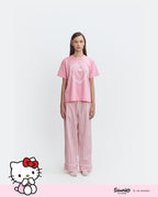 Women Pajamas Tee/Long - Doilies Wafer