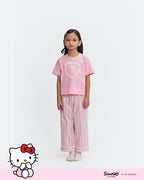 Kids Pajamas Tee/Long - Doilies Wafer