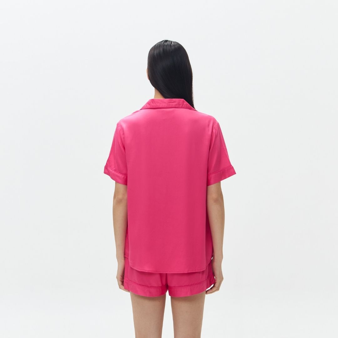 Lazy Pajamas® Classic PLAY Pajamas Set - Valentino Pink | Piyama | Baju Tidur