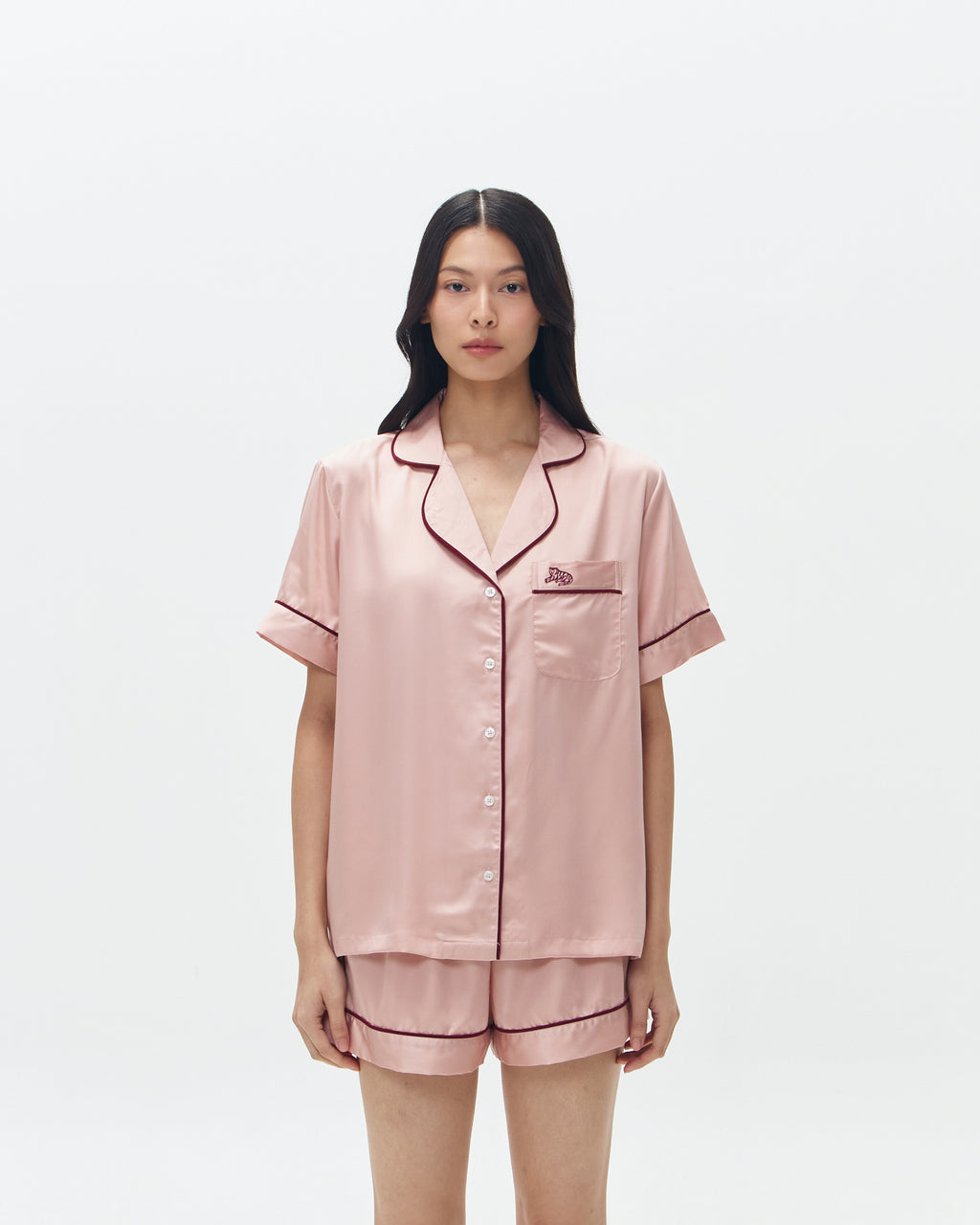 Woman Pajamas Short/Short - Pale Rose