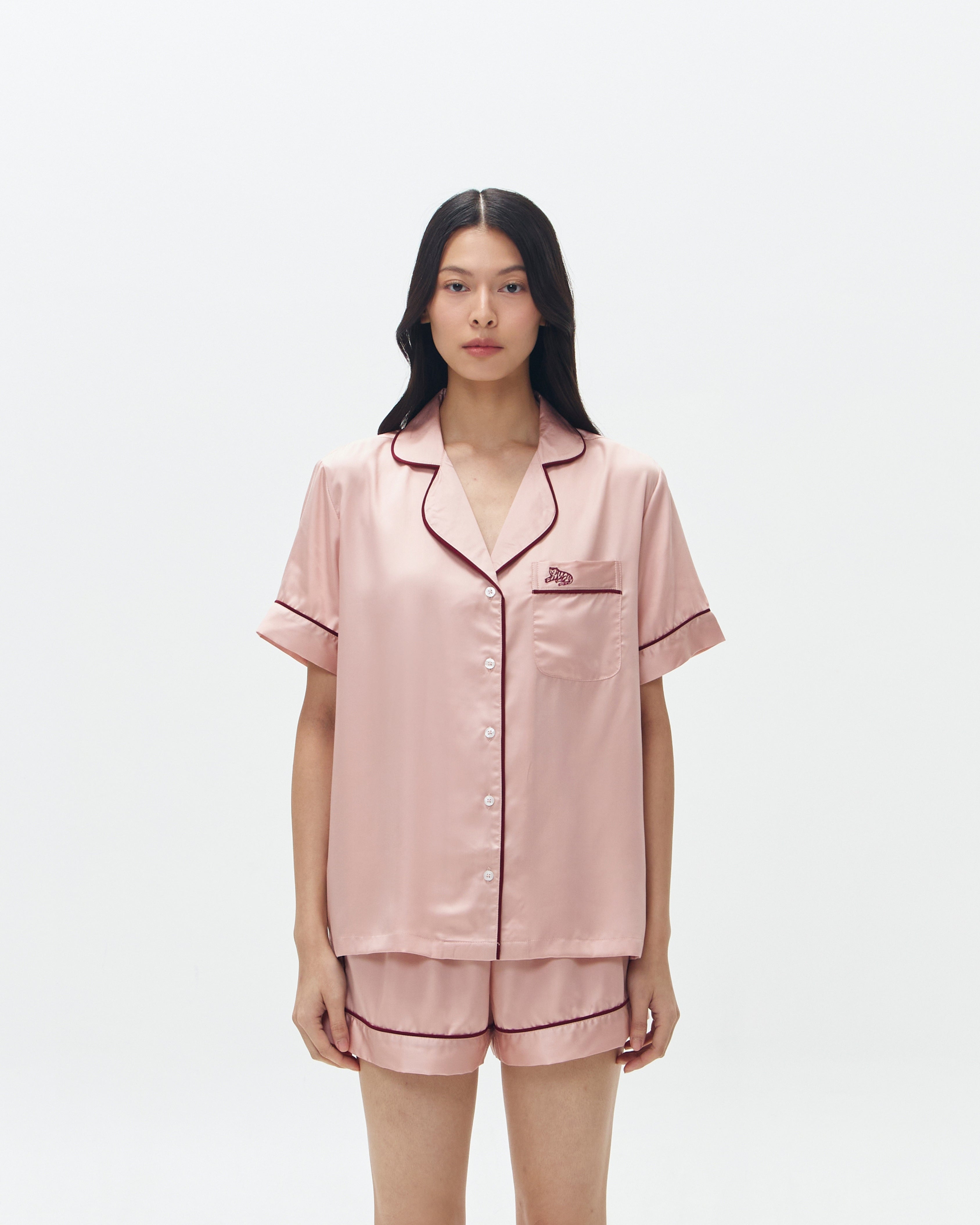 Woman Pajamas Short/Short - Pale Rose