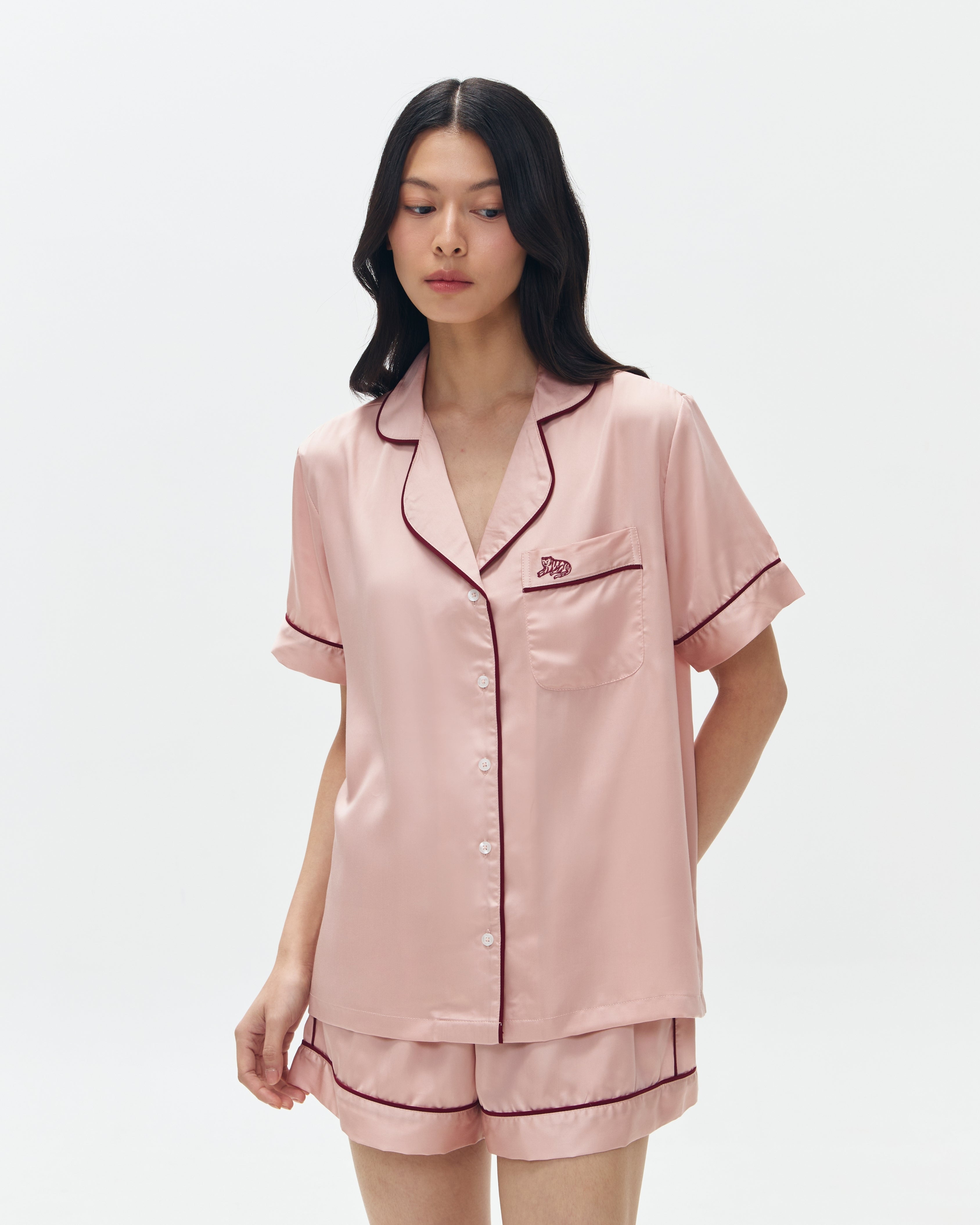 Woman Pajamas Short/Short - Pale Rose
