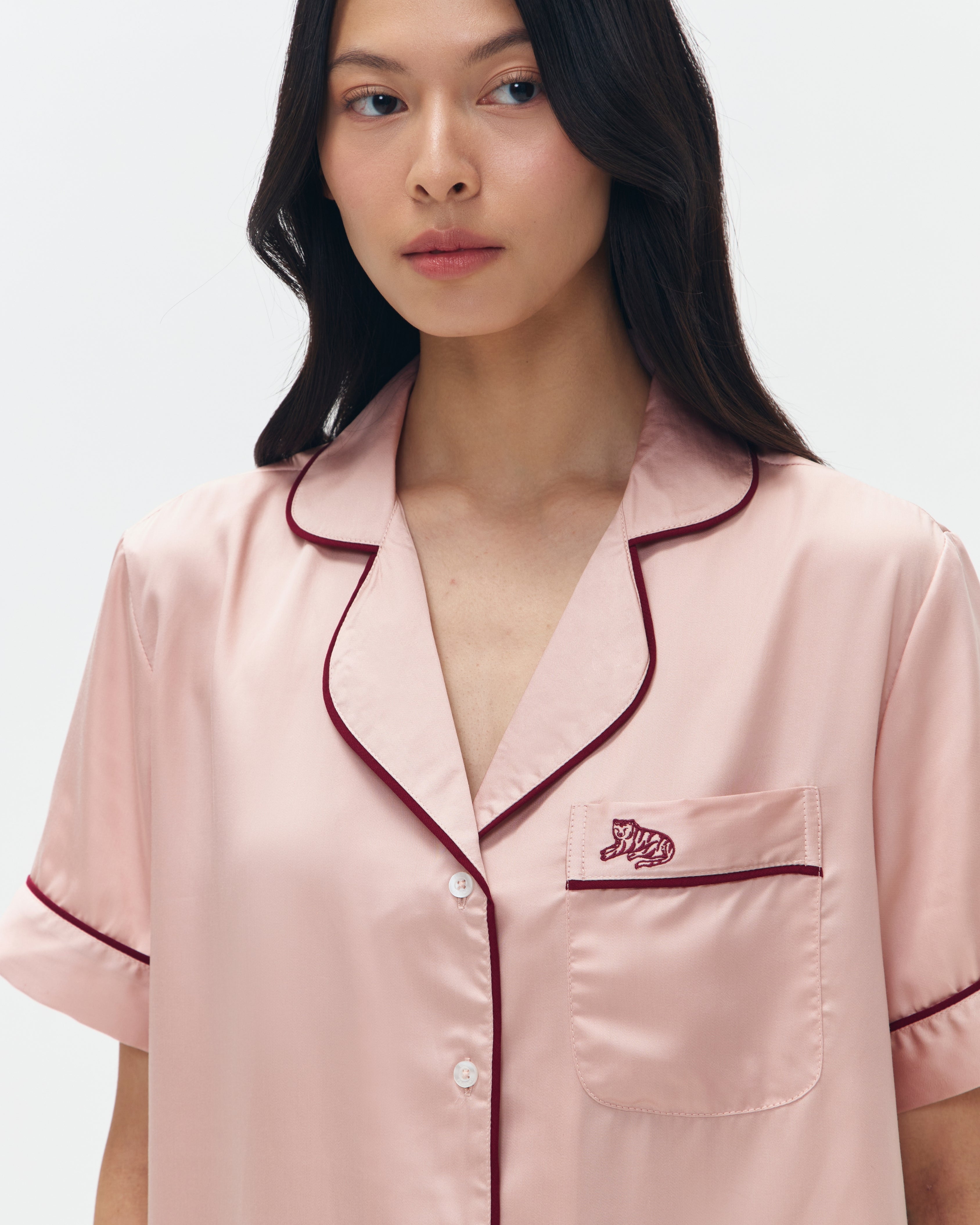 Woman Pajamas Short/Short - Pale Rose