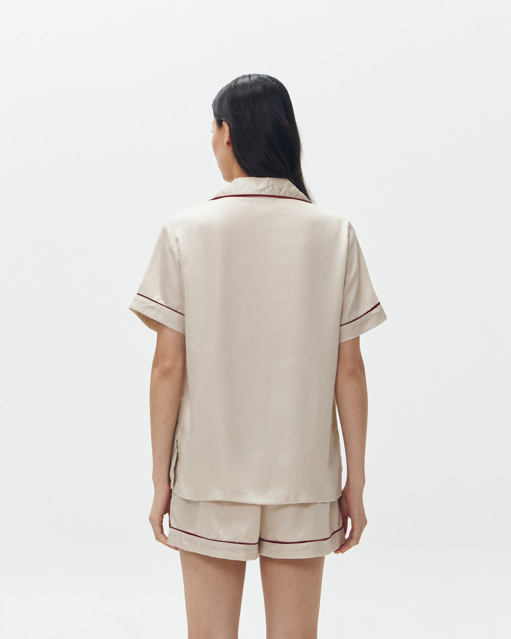 Woman Pajamas Short/Short - Light Almond