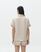 Woman Pajamas Short/Short - Light Almond