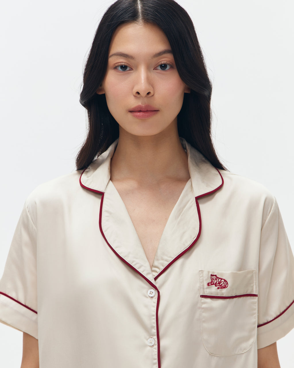 Woman Pajamas Short/Short - Light Almond