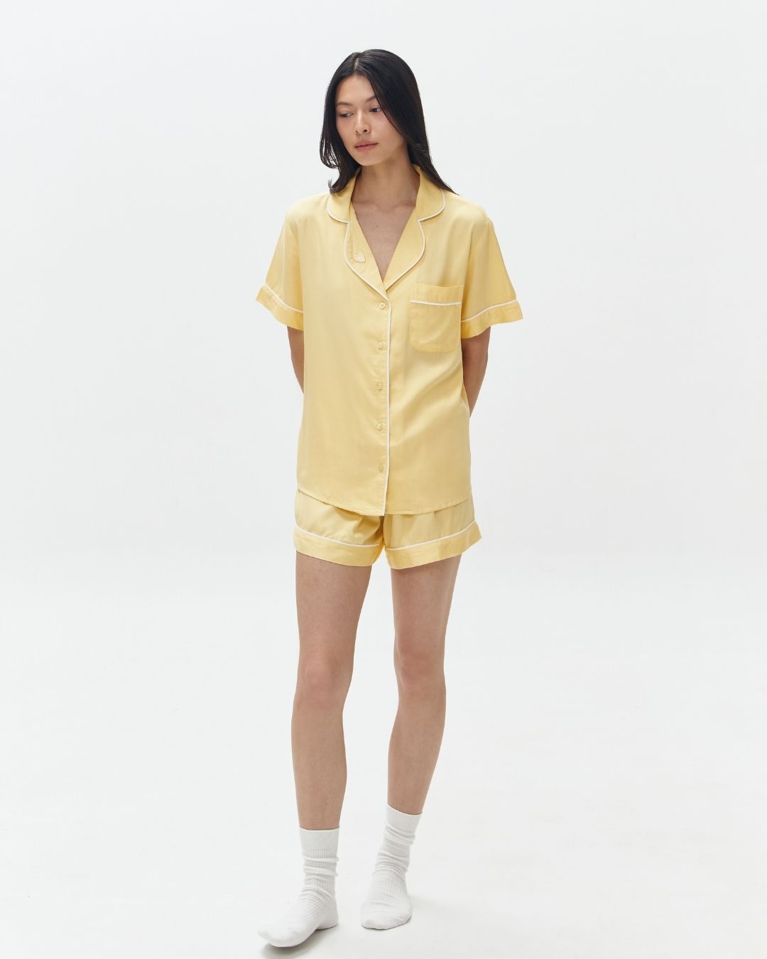 Lazy Pajamas® Classic PLAY Pajamas Set - Butter | Piyama | Baju Tidur