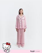 Women Pajamas Long/Long - Pink Pepper
