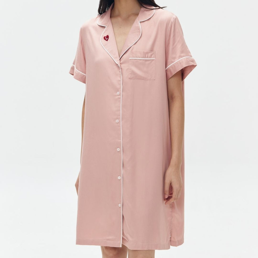 LAZY Pajamas Däster Dusty Pink | Piyama Daster