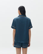 Woman Pajamas Short/Short - Prusse Blue