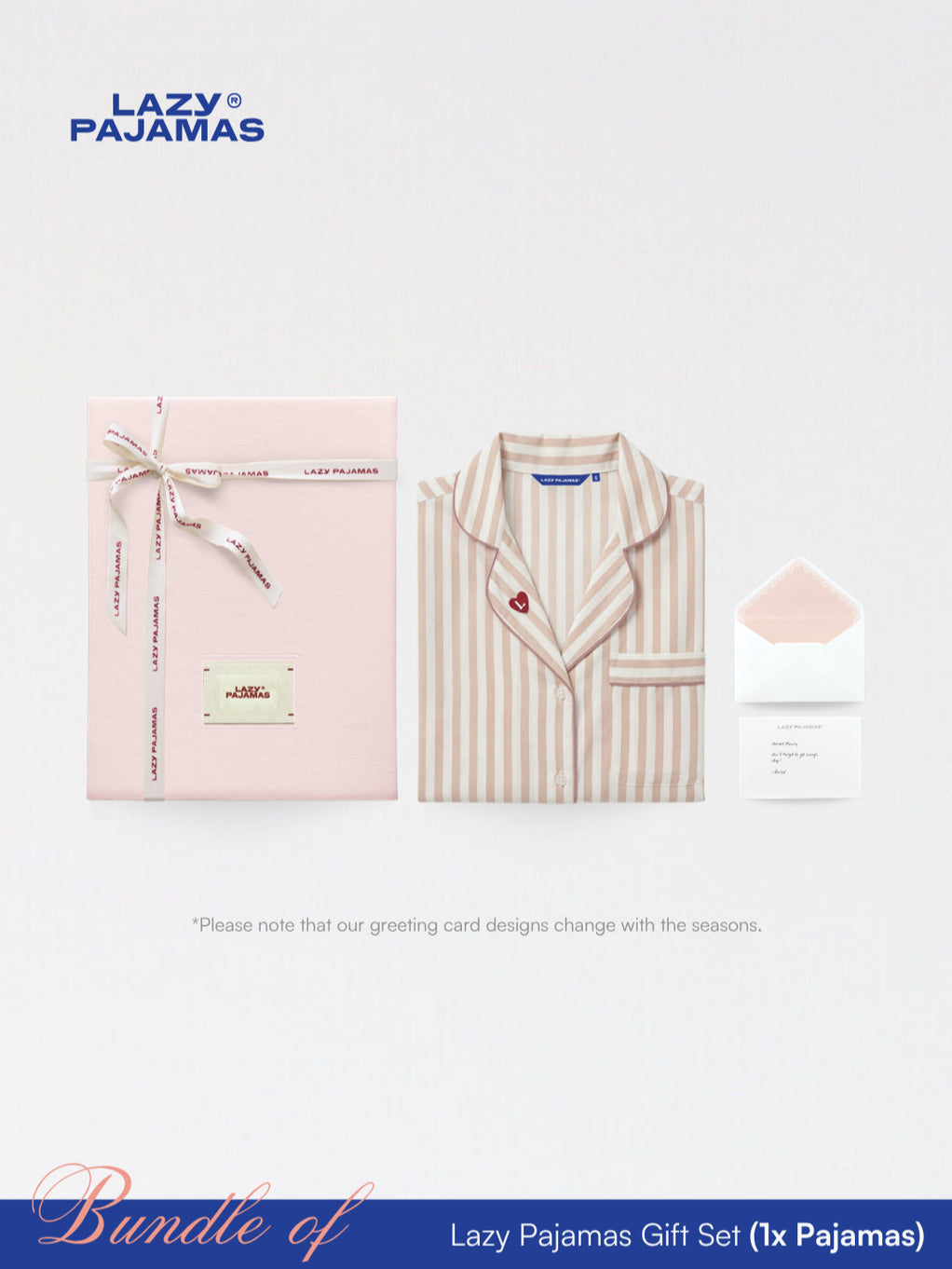 Lazy Pajamas® Gift Set (1 Set Pajamas) - Pink