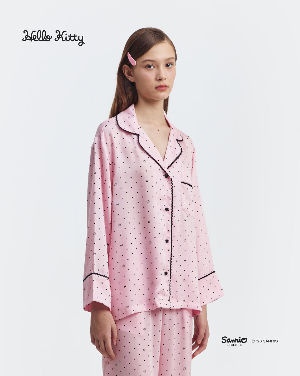 Women Pajamas Long/Long - Pink Pepper